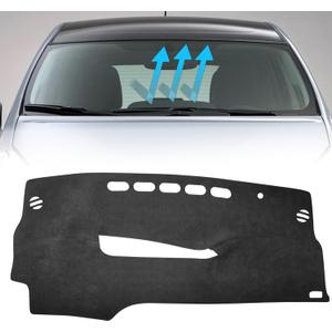 Dash Cover for Toyota Prius 3th Gen XW30 2010-2015, Non-Slip Car Dashboard Cover Carpet Blocks UV Rays Protector Internal Accessories