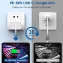 iPad Fast Charger,2Pack iPad Pro Charger 10FT Long USBC to C Cable Cord 20W USB C Charger i-Pad Charging Block for iPad 10,i-Pad Mini 6/7,iPad Air/iPad Pro 13/12.9/11inch 2020/2021/2022/2024
