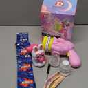 Bunny Bubble Machine for Girl Easter Basket Stuffer, 360 Leak-Proof LED & 10,000+ BPM, Includes Surprise Stickers, Outdoor Birthday for Toddlers Ages 3-6