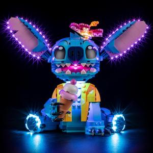 LED Light for Lego Stitch 43249 Set, Light Kit Compatible with Lego 43249 Building Blocks Model, Not Included The Model Set