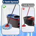 2 x Mop Head Replacement, 6 Pack Spin Mop Refill Replace Head, Microfiber & Machine Washable