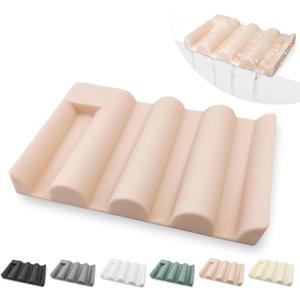 Soap Dish for Shower, Bathroom & Kitchen  Non-Slip, Self-Draining Design to Keep Soap Dry, Extend Soap Life  Easy to Clean, Compact & Durable (Pink, 2 pcs)