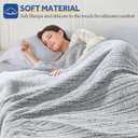 Sealy Electric Blanket Queen Size, Dual Control Soft Sherpa Heated Blanket with 10 Heating Levels & 1 to 12 Hours Auto-Off Settings Over-Heated Protection 84"x90" Machine Washable, Charcoal