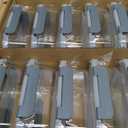 M MCIRCO 10-Pack,22 Oz Glass Meal Prep Containers,Glass Food Storage Containers with lids,Lunch Containers,Microwave, Oven, Freezer and Dishwasher (Gray)