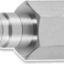 PD342 Test Port and Diagnostic Equipment Quick Nipple with Female Pipe Thread Fits for PD Series Couplers, 1/8" body size, 1/4"-18 NPTF thread size