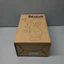 Qeeman Dragon on Ball Statues: Garden Decor Outdoor Decorations Art Figurine for Patio Balcony Yard Lawn