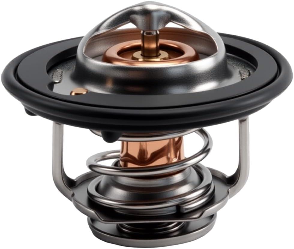 Car Thermostat, Auto Engine Coolant Thermostats, High Performance Car Thermostat Replacement Accessories for CRV Civic CRZ, Replaces OEM#19301-PAA-306, 19301-RNA-315(Sliver)