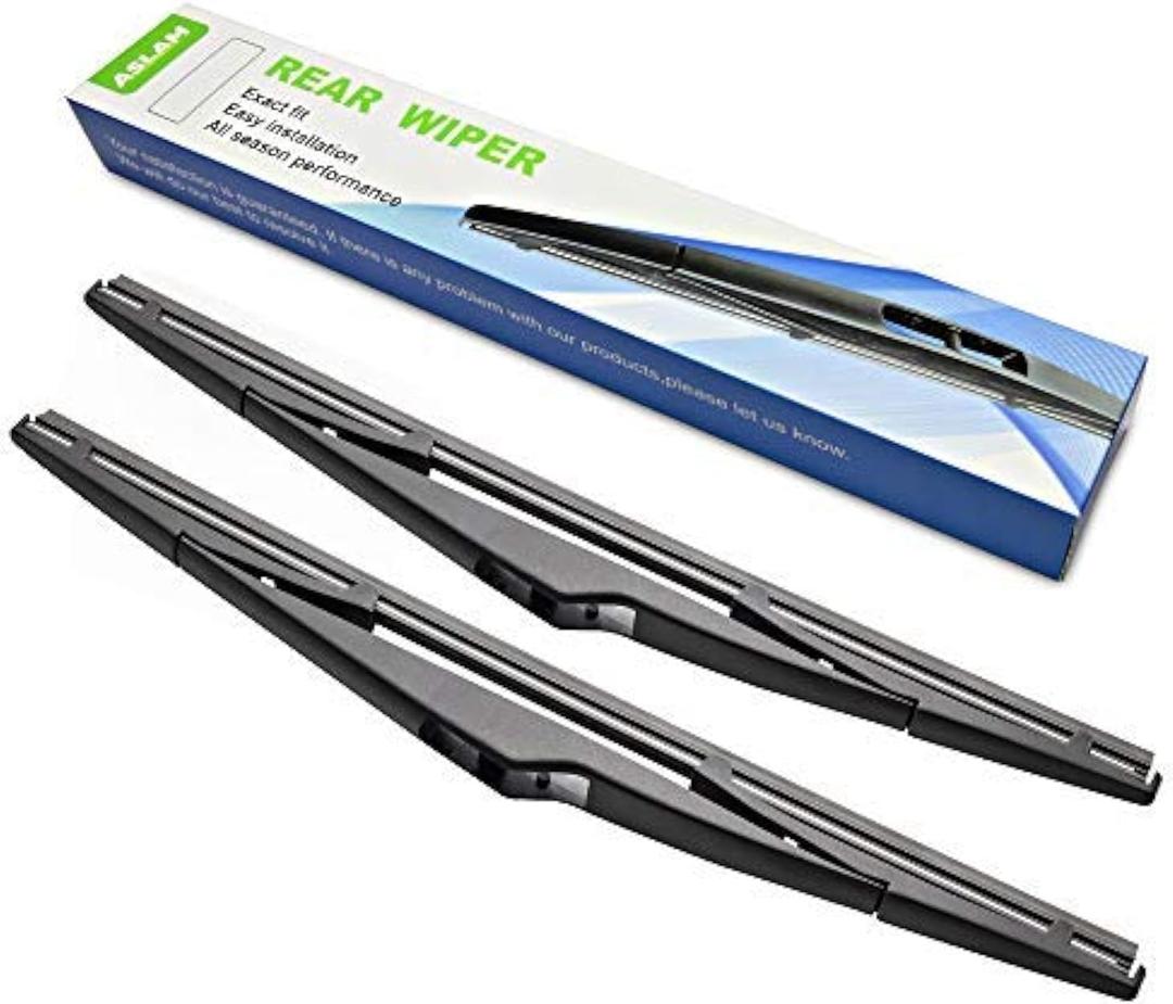 12" Rear Wiper Blade 2 Pack,ASLAM Rear Windshield Wiper Blades for 2011-2016 Kia Sportage Rear Windscreen/Hyundai ix35 2010-2015/ i30 2007-2011 Exact Fit