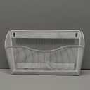 Magnetic File Holder 1 Pockets File Folder Organizer, Office Hanging Magazine Rack for File Cabinets, Magnetic Paper Holder, No Drilling Mail Organizer for Refrigerator, Office