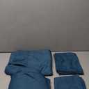 Amazon Basics Lightweight Super Soft Easy Care, Ultra Comfortable Microfiber 4-Piece Bed Sheet Set with 14-Inch Deep Pockets, Queen, Dark Teal, Solid