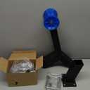 Boat Trailer Winch Stand with 1200LB Boat Winch Compatible with 3" W X 4" H Trailer Drawbar, Up/Down Adjustable Boat Winch Mounts, Boat Trailer Winch Post with Roller, Black