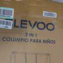 Slevoo 2 in 1 Baby Jumper Swing, Portable Toddler Swing with Foldable Stand, Indoor Outdoor Baby Jumpers and Bouncers, 6 Months to 6 Years, Pink