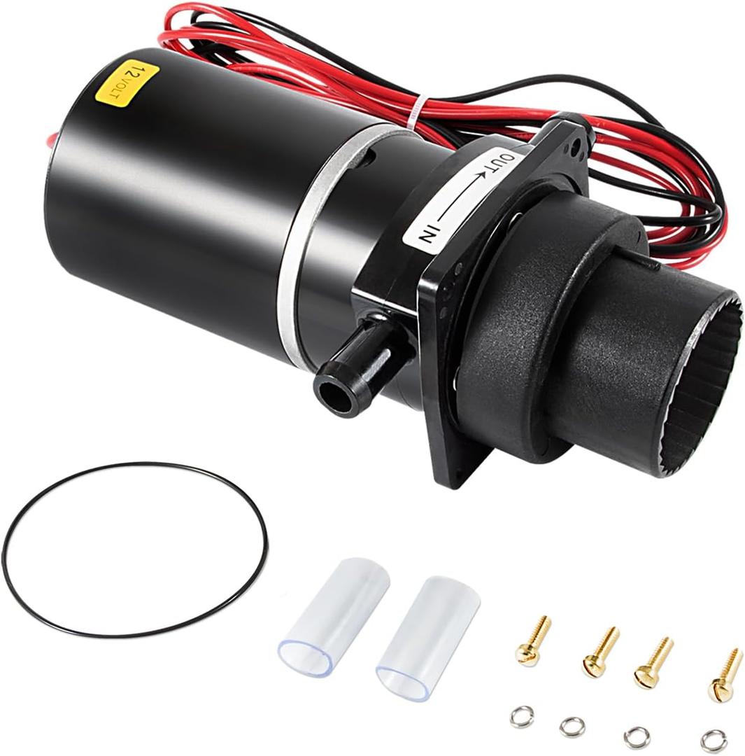 Replace for 37041-0010 Marine Toilet Macerator Sub Assembly Kit, Marine Toilet Replacement Motor Pump Set 12-Volt Fit for Models 37010-0000, 37010-1000, 37010-0090 and 37010-1090