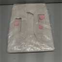 Pink Pom Pom Storage Basket 15 x 10.2 x 9.8 Inch Coquette Collapsible Cotton Canvas Basket Blanket Baskets Toy Storage Bin for Nursery Playroom Home Pink Room Organizer Decor