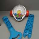 Fisher-Price Baby & Toddler Toy Corn Popper Blue Push-Along with Ball-Popping Action for Infants Ages 1+ Years, 2-Piece Assembly