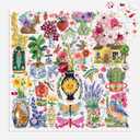 Galison Buzzy Bouquets  500 Piece Jigsaw Puzzle Featuring Beautiful Artwork of Quirky Flower Vases and Buzzy Insects