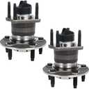 Autoround Pair 512250 Rear Wheel Hub and Bearing Assembly Fit for Chevy Cobalt 05-10, HHR 06-11/ Pontiac G5 07-10, Pursuit 05-06/ Saturn Ion 04-07 5 Lug w/ABS