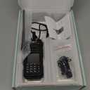 KSUN 4G POC Network Radio Walkie Talkies Long Range 5000 Miles, Handheld UHF Dual Mode & Antenna Relay Function,Gifts for Outdoor Hiking, Camping KSUN CT58 (2 Pack, Without Sim Card)