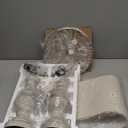 BOBOMOMO Tradition 20" Rustic Table Lamp Set of 2 for Living Room Bedroom Bedside Desk Lamps Bedroom Nightstand Vintage Lamps Linen Suitable for Decorating Small Areas (Antique Gray)