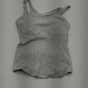 SUUKSESS Women Padded Cotton Ribbed Long Tank Tops 2025 Summer Going Out Basic Scoop Neck Cami Tops (X-Small, Light Grey)