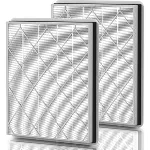 2 Pack HE400 HE401 Replacement Filter For Shark Air Purifier 4 Model HE400 HE401 HE402 HE405 UA415, True HEPA Filter, Replace Part #HE4FKPET