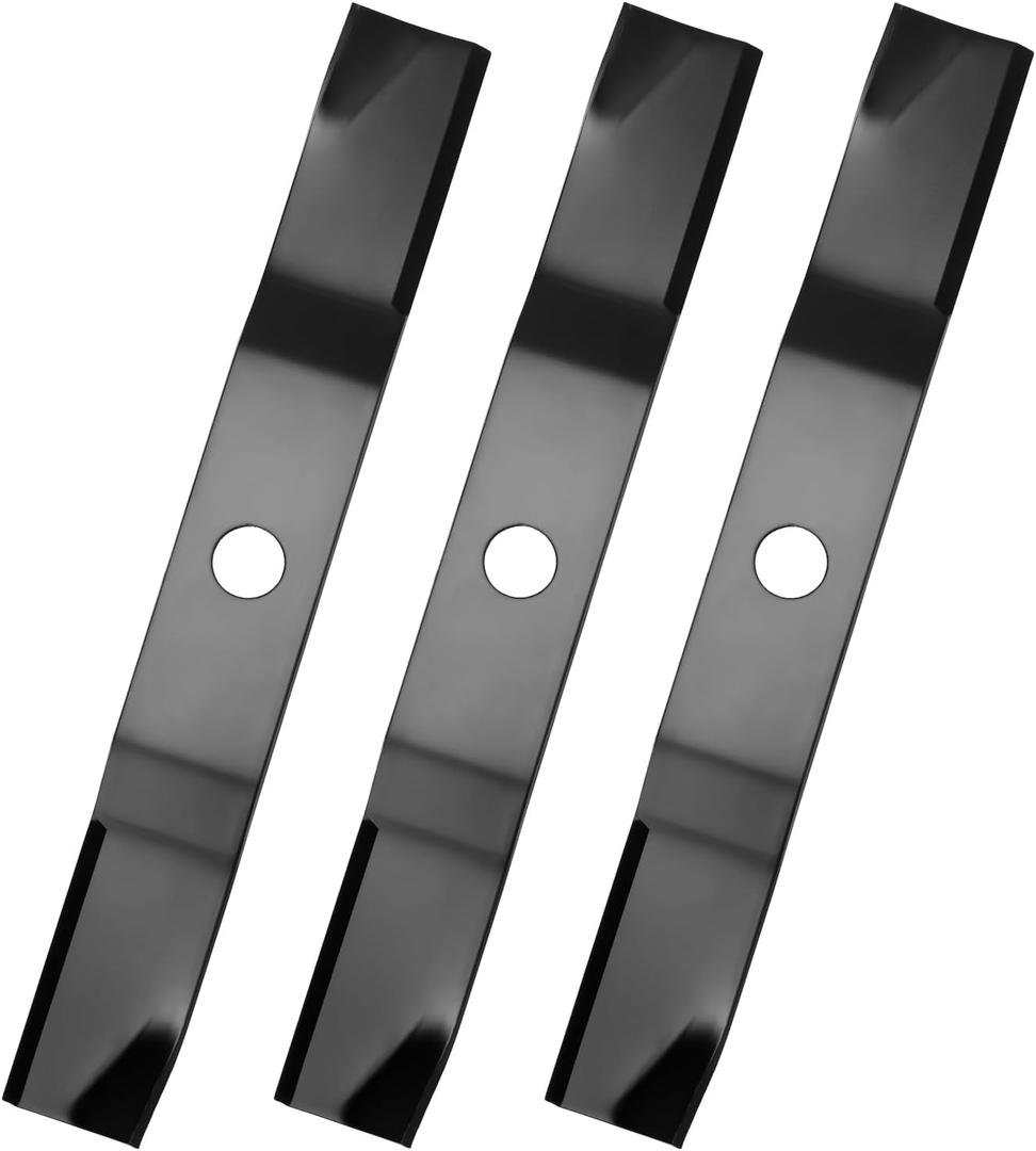 70000-00605 High Lift Mower Blades for 54" Deck, Compatible with Ku-bota RCK54-18Z RC54-24B RC54-G20 Lawn Tractor, Replaces 70000-25004 76529-34330 K5615-34330, 3 Pack