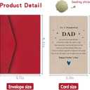 11 x Fathers Day Card - Poem Father Day Cards - Dad Greeting Cards For Birthday - Special Fathers Day Card