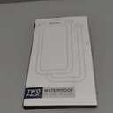 Hiearcool Waterproof Phone Pouch, Waterproof Phone Case, Waterproof Cellphone Pouch Under Water Beach Accessories for iPhone -Black&Orange -2Pack