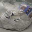 BFNN Cat Screen Door, Extra Tall Cat-Proof Mesh Gate, Fit Door Size 38'' x 82'', Anti Scratch Mesh with Zipper Closure, for Living Room, Kitchen, Bedroom (White, U-Shaped)