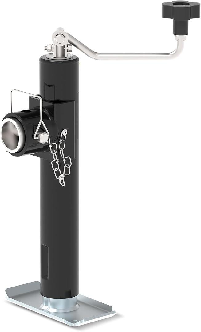 5000 lbs 10" Lift Weld On Pipe Mount Trailer Jack Stand