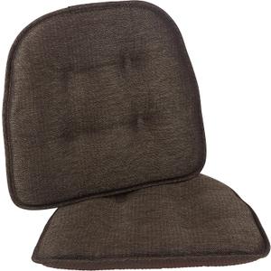 Non-Slip Chair Cushions, Assembled in USA, U-Shaped Skid-Proof Seat Pads for Dining Room, Kitchen, Office, 15"x16", 2 Pack