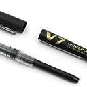 Pilot V7 Hi-Tecpoint Cartridge System Rollerball Pen Medium Point - (Blue 3 & Black 3)