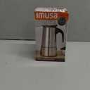 IMUSA USA B120-22062M Stainless Steel Stovetop Espresso Coffeemaker 6-Cup, Silver