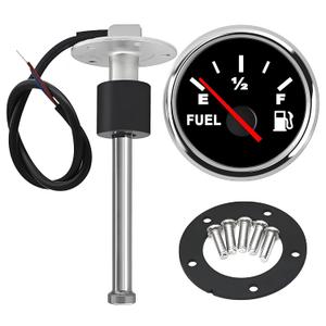 Fuel Sending Unit, 6.8in/175mm Marine Fuel Tank Sending Unit with IP67 Boat Fuel Gauge & Stainless Steel Water Level Sensor for Boat RV Truck 7.2-7.8in/185-200mm Tank