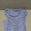 Women Summer Casual Dress Sleeveless Mesh Dresses (Small, Light Blue)
