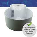 PET STANDARD Replacement Small Water Filter Compatible With Whisker City Automatic Pet Fountain, Pack of 10