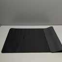 Large Extended Gaming Mouse Pad with Stitched Edges, (31.5X15.7In) Durable Non-Slip Natural Rubber Base, Waterproof Computer Keyboard Pad Mat for Esports Pros/Gamer/Desktop/Office/Home-Black