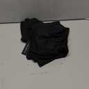 Tankini Swimsuits with Shorts - Two Piece Tummy Control Bathing Suits High Neck Swimwear with Two Side Pockets (Medium, Black)