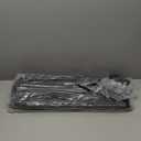 JSB 3-Tier Metal Bathroom Storage Rack Over The Toilet, Multifunctional Organizer with Toilet Paper Rack (Black, 3 Tier)