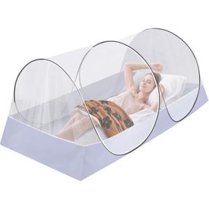 Extra Large Pop Up Mosquito Tent, Portable Foldable Mosquito Net for Bed Camping Travel Patio (78 * 41 * 31inch)