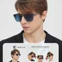 BIRCEN Polarized Sunglasses for Men UV-Protection: Acetate Retro Trendy Fashion Womens Shades for Driving Fishing Golf (Type B-c1-acetate Frame)