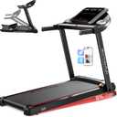RHYTHM FUN 8.0 MPH Treadmills for Home, Running Walking Pad Treadmill with Incline up to 8%, Foldable Treadmill with Handle Bar, Low Noise Walking Pad for 300 lbs