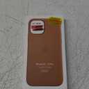 Apple iPhone 12 and iPhone 12 Pro Leather Case with Magsafe - Saddle Brown