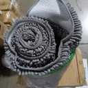 Yimobra Bathroom Rugs Non Slip Washable 32x20 Inch - Ultra Soft Absorbent Chenille Bath Mat, Quick Dry Shaggy Floor Carpet for Tub Shower, Gray Home Decor Accessories (Grey)