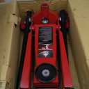 Floor Jack 3 Ton Capacity Fast Lift Service Jack Steel Heavy Duty Hydraulic Car Jack (RED)