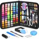 Baryfokwo Sewing Kit for Adults with Ultra Sharp Fabric Scissors, 242 Pcs Newly Upgraded Portable Travel Sewing Kit Professional Hand Needle and Thread Kit for Beginners Home Travel