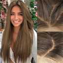 AISI HAIR 13x4 HD Lace Front Wig Light brown Pre Plucked With Baby Hair Straight Glueless Synthetic Wigs for Women 28inch Beginner Friendly