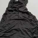 Kaximil Women's Sexy Bodycon Sleeveless Cut Out Ruched Tank Mini Club Party Dresses, S