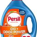 Persil Advanced Clean Oxi+Odor Power, Liquid Laundry Detergent, High Efficiency (HE), Deep Stain Removal, Ultra Concentrated, 82.5 fl oz, 82 Loads