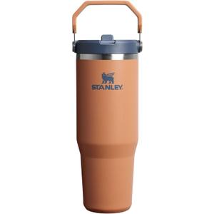 Stanley IceFlow 2.0 Flip Straw Tumbler with Handle 30 oz | Twist On Lid and Flip Up Straw | Leak Resistant Water Bottle | Insulated Stainless Steel | BPA-Free | Toast